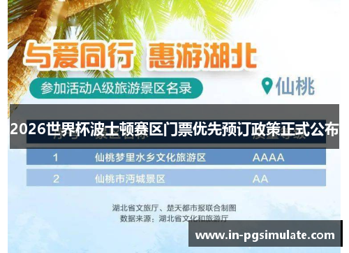 2026世界杯波士顿赛区门票优先预订政策正式公布 2026世界杯波士顿赛区门票优先预订政策正式公布